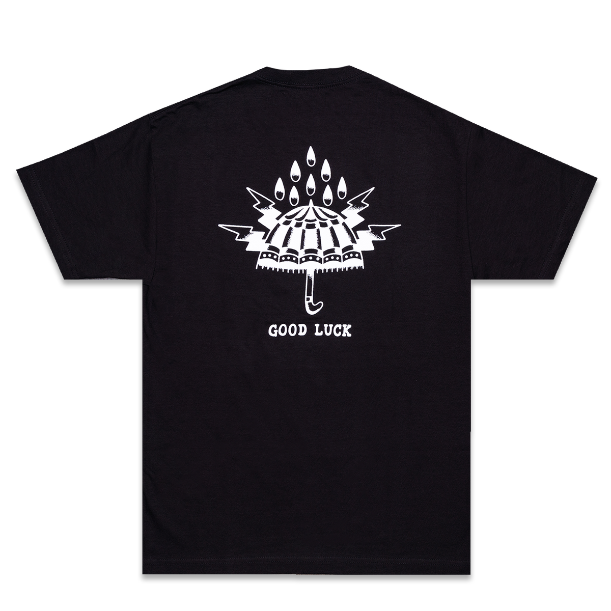 GOOD LUCK TEE in BLACK