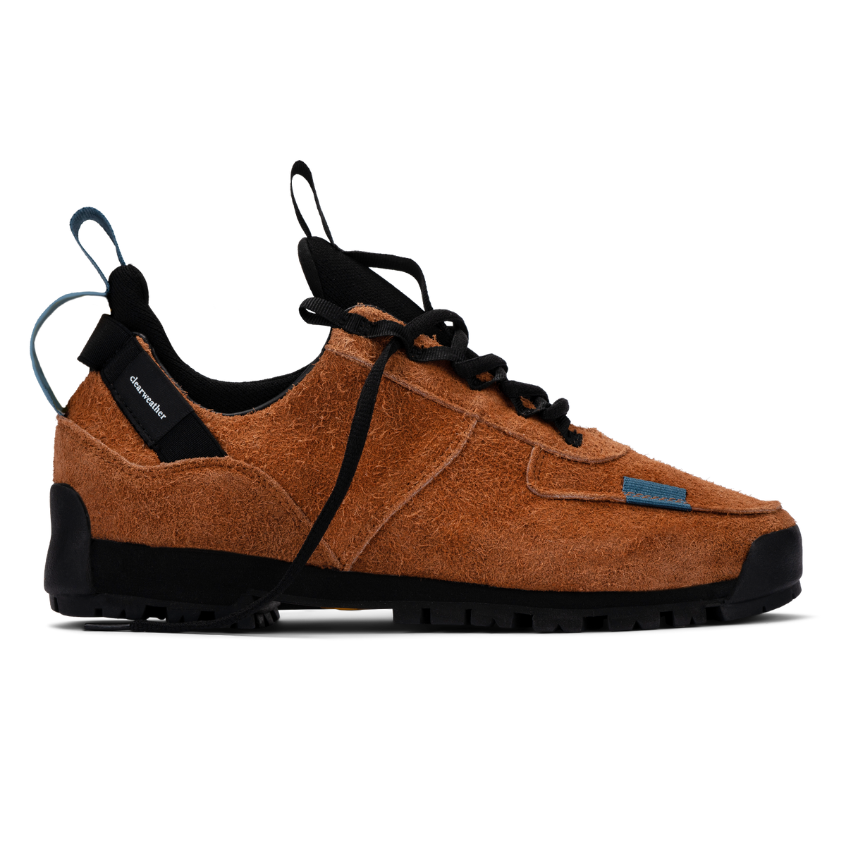 Approach / Auburn color features tabaco colored hairy suede upper, gross grain webbing for laces. helastic heel detail, stretch mesh internal bootie, vintrage vibram hiking outsole and eva midsole. 